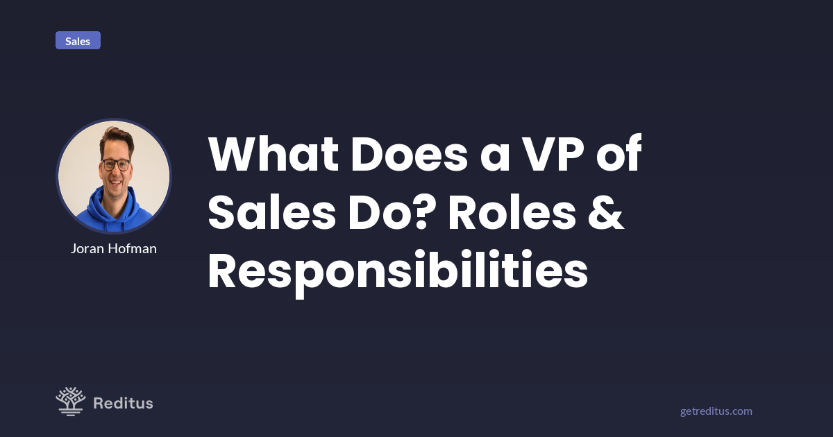 Svp Business Meaning What Does a VP of Sales Do? Roles & Responsibilities