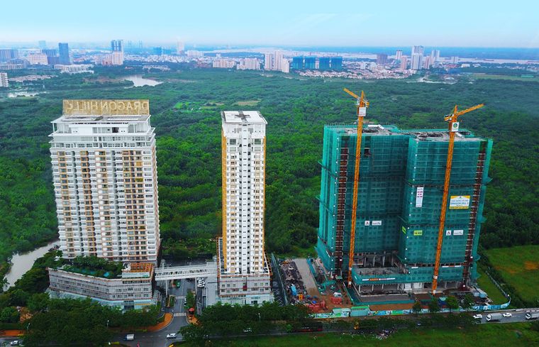 CÔNG TY CỔ PHẦN ĐỊA ỐC PHÚ LONG - CẤT NÓC CÔNG TRÌNH DRAGON HILL RESIDENCE AND SUITES 2 - NAM SÀI GÒN CÔNG TY CỔ PHẦN ĐỊA ỐC PHÚ LONG - CẤT NÓC CÔNG TRÌNH DRAGON HILL RESIDENCE AND SUITES 2 - NAM SÀI GÒN