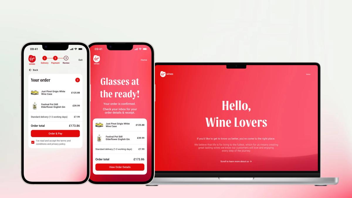 Virgin Wines project outcomes