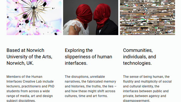 Human Interfaces Research Group Website
