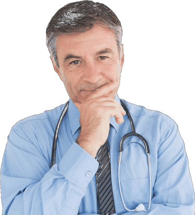 A clinician inside the institution