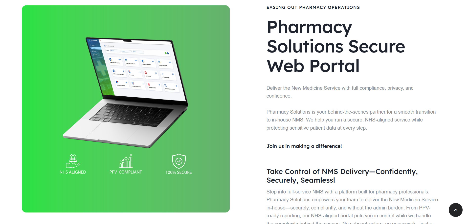 NMS-Portal for patients