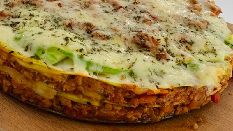 Una lasaña de calabacín para que tus hijos coman verduras por fin!