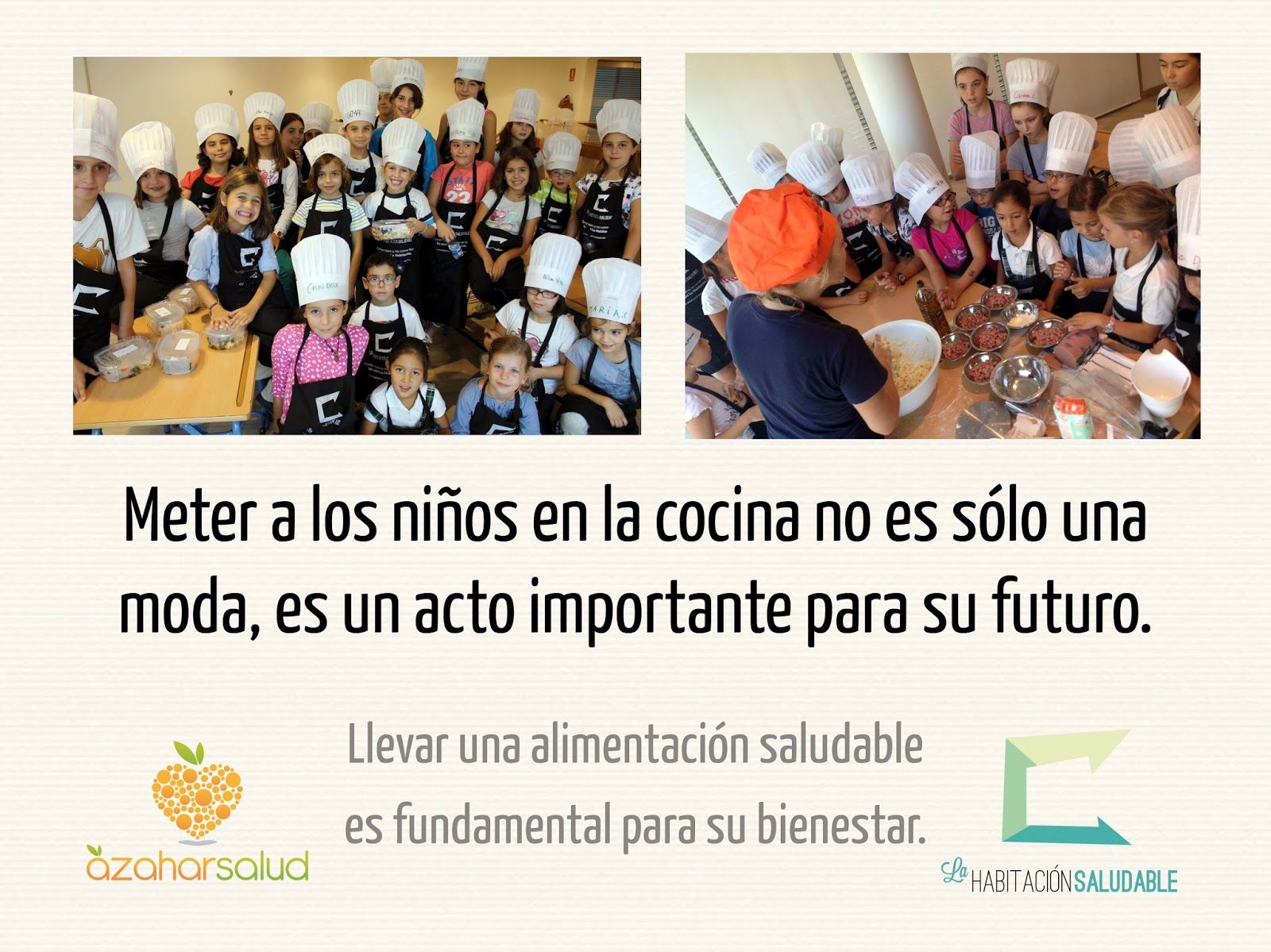 Talleres de cocina para niños en junio