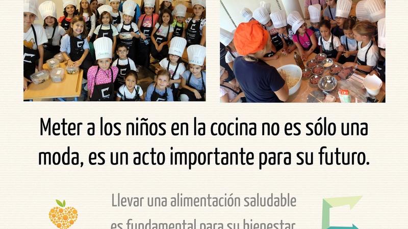 Talleres de cocina para niños en junio