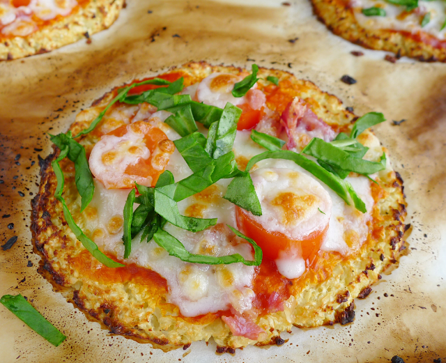 Pizza de coliflor
