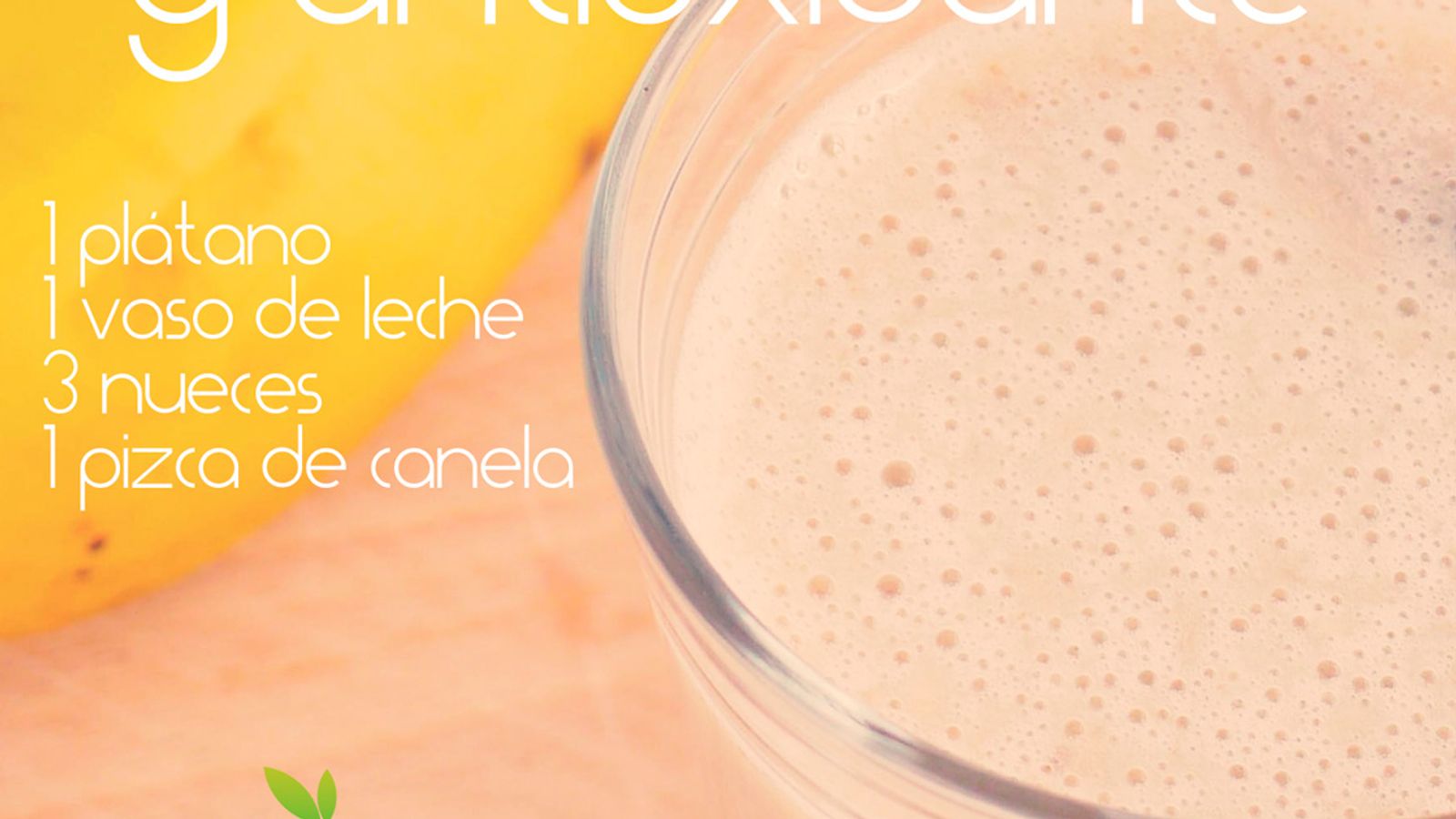 Receta de batido energético