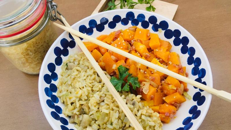 ¿Truco o trato? Arroz con calabaza