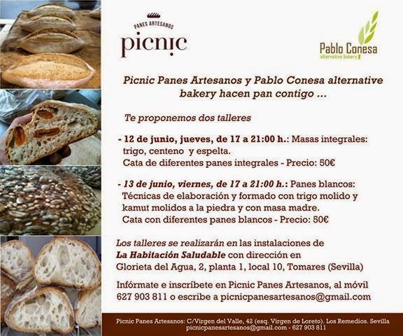 Talleres de pan en Sevilla en junio