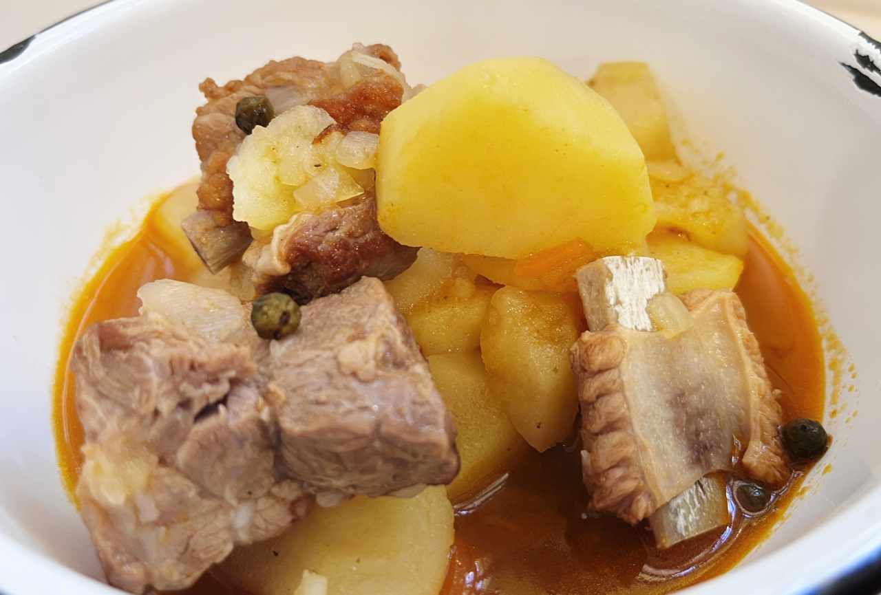 Una receta de papas con música