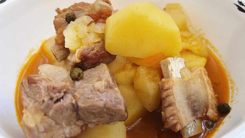 Una receta de papas con música
