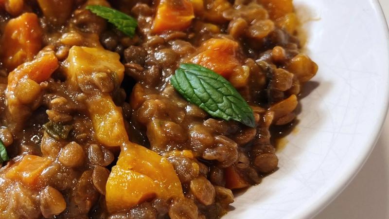 El curry ya no es lo que era, pero en estas lentejas mola