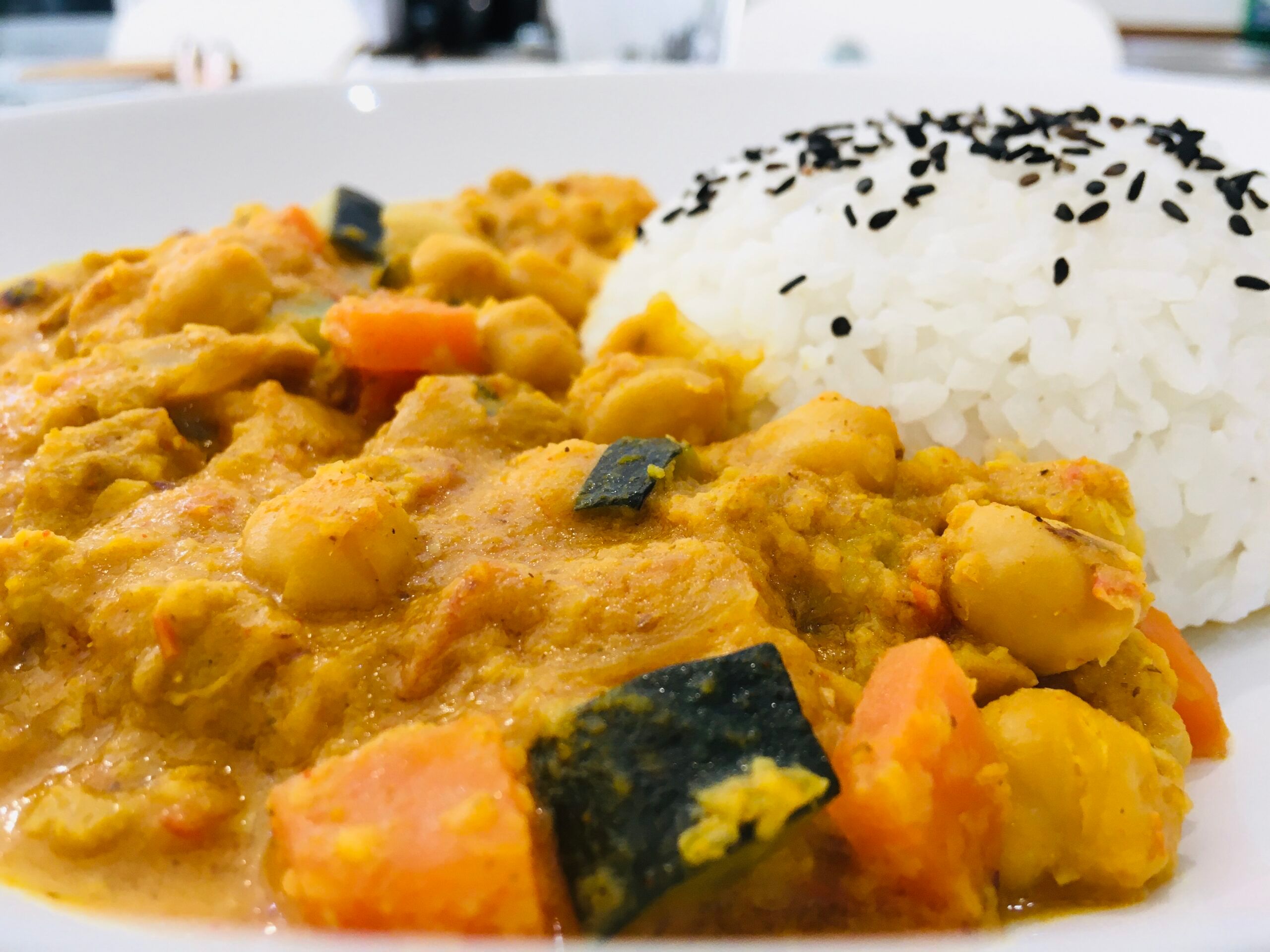 Curry de garbanzos