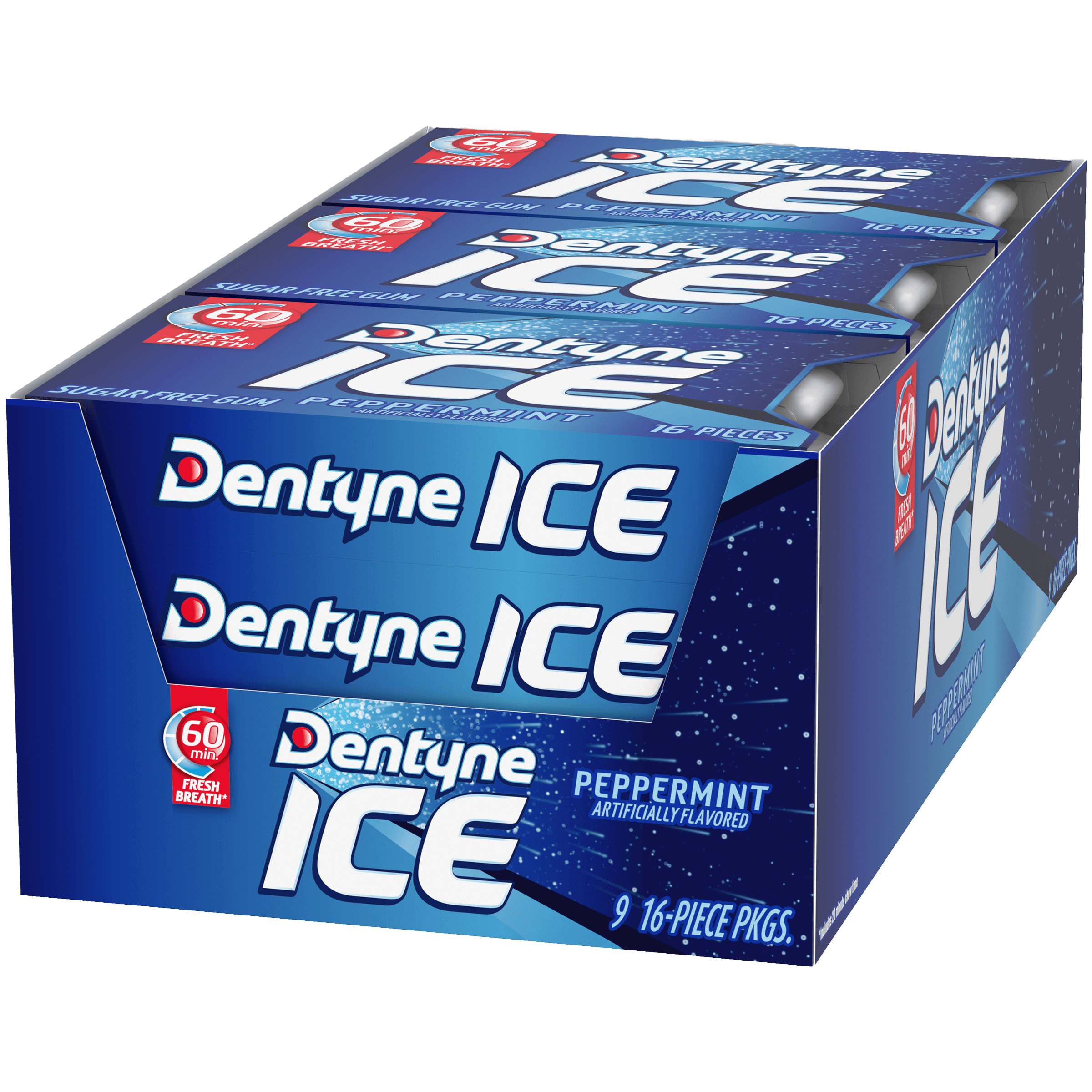 Dentyne Ice Peppermint (16 piece, pack of 9)