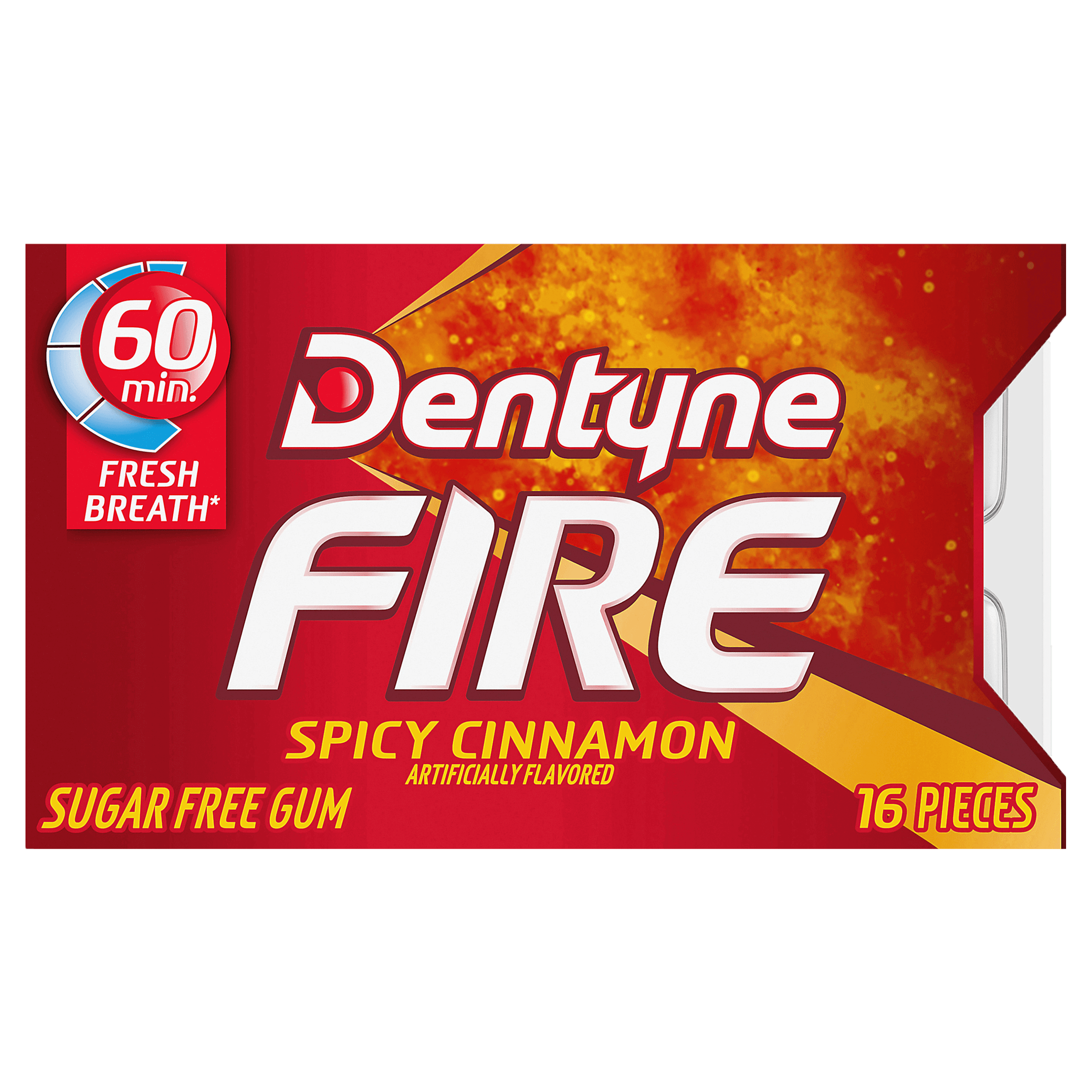 Dentyne Fire Spicy Cinnamon Blister Pack