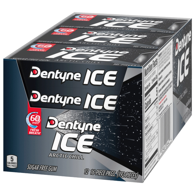 Dentyne Ice Artctic Chill (16 piece, pack of 12) | Dentyne US