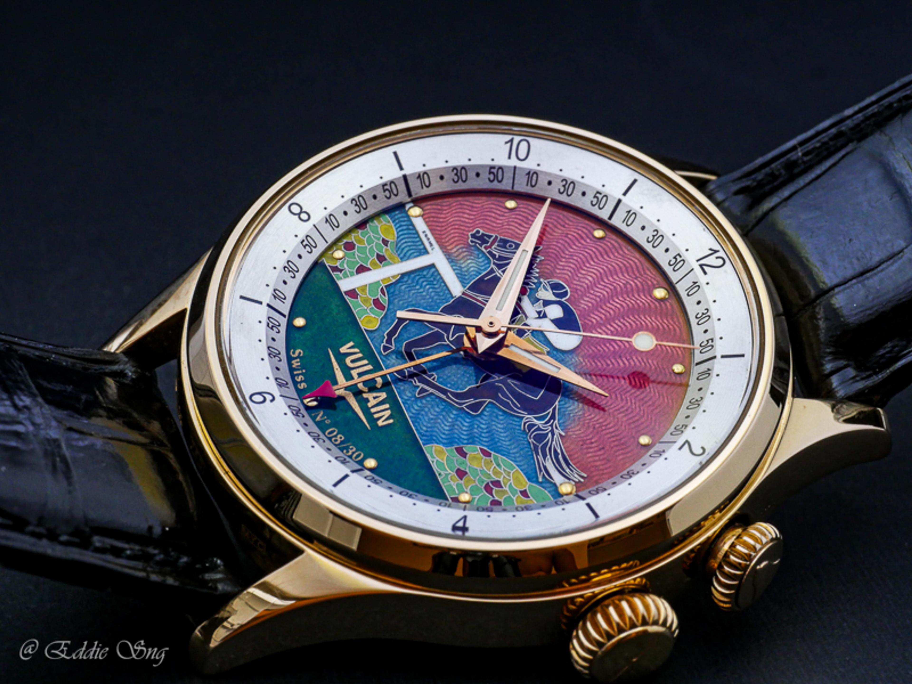 Legacy image from Vulcain Cricket - To The Races Enamel - For Sale