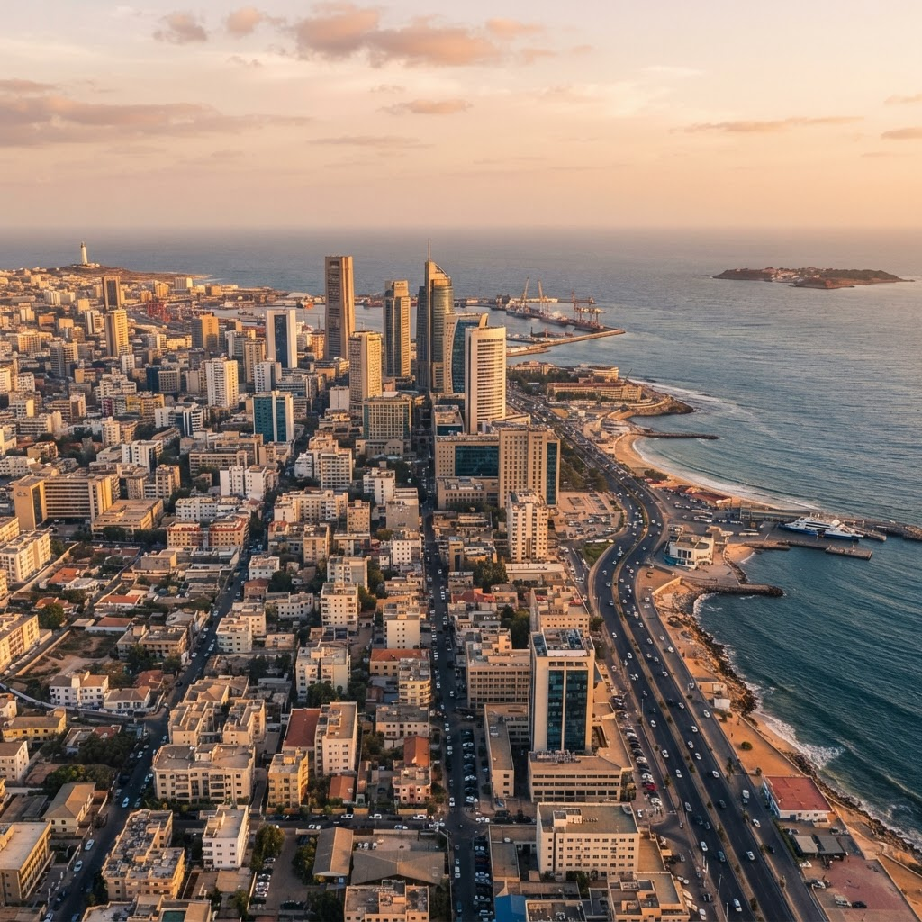 Visualisation de la concentration économique de Dakar