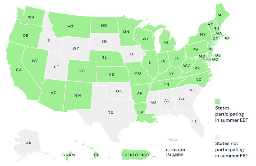 <strong>En USA, solo 16 estados participan del programa social Summer EBT 2024. Imagen: Providers</strong> <strong>En USA, solo 16 estados participan del programa social Summer EBT 2024. Imagen: Providers</strong>