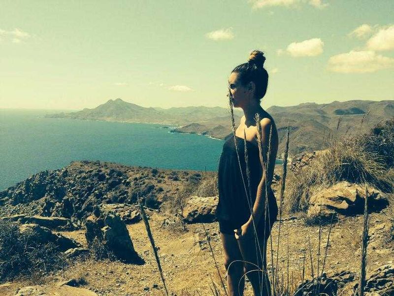 Clara enjoying the view
