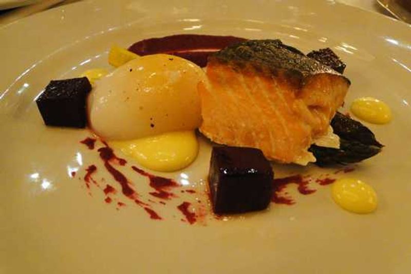 Second Course at the gourmet dinner evening 