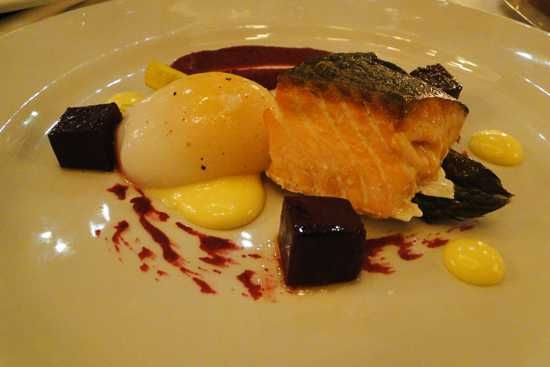 Second Course at the gourmet dinner evening