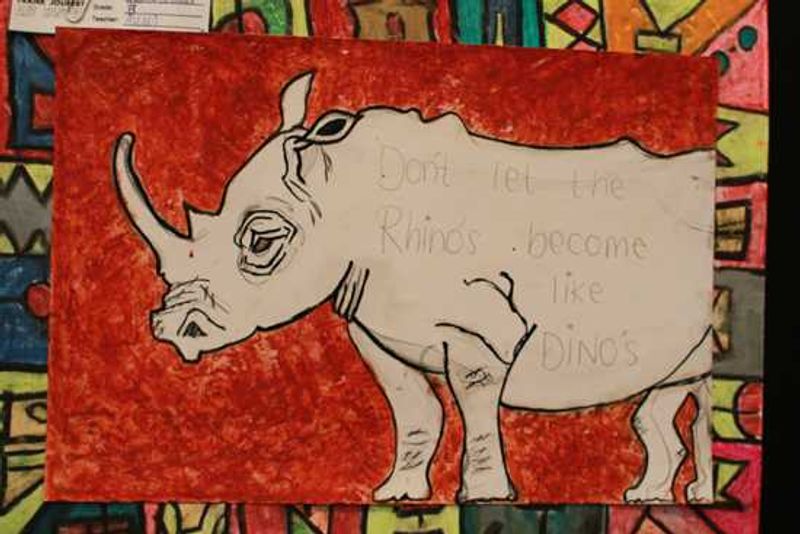 rhino awareness poster