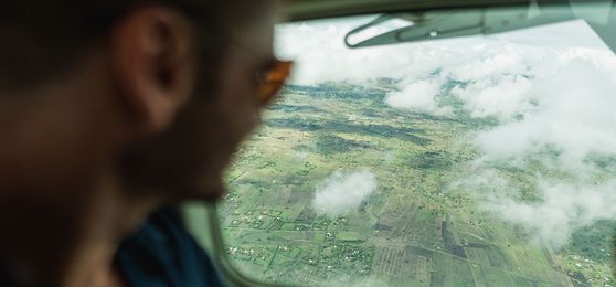 Una vista panorámica de los paisajes de África