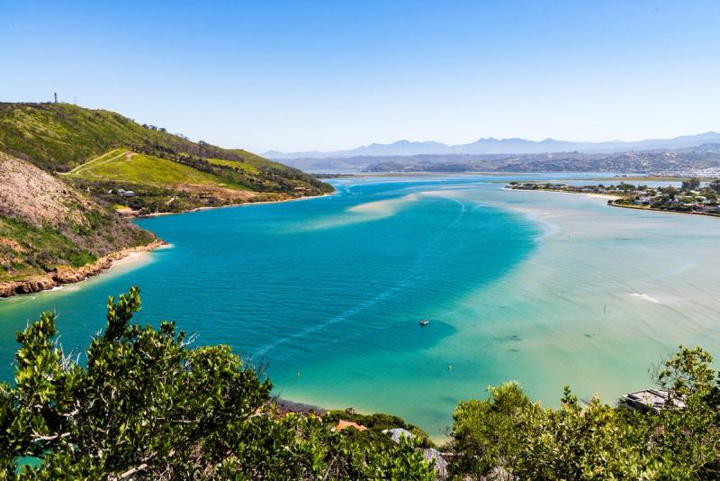 Die malerische Lagune von Knysna