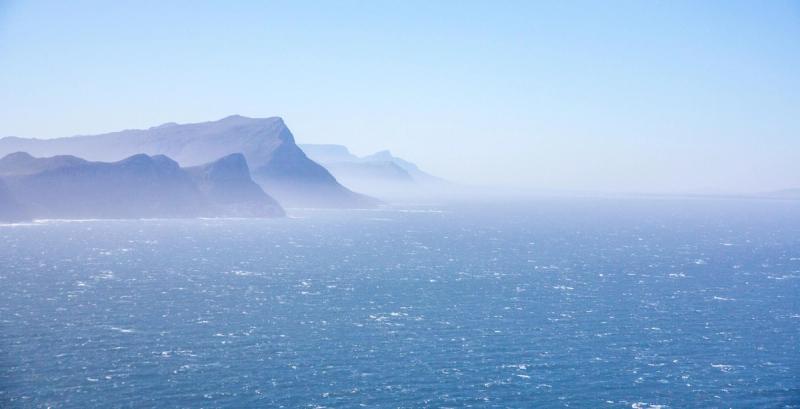 Vue sur l'Océan au Cap de Bonne Espérance
