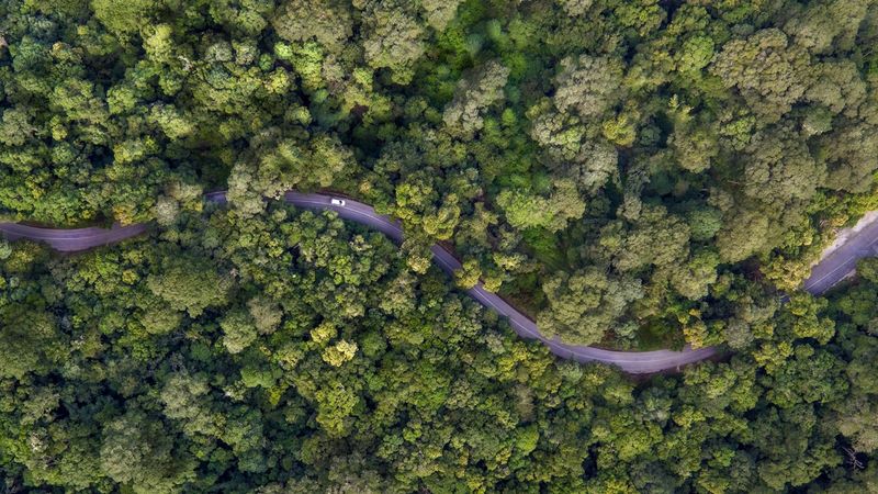 Garden Route aerial view
