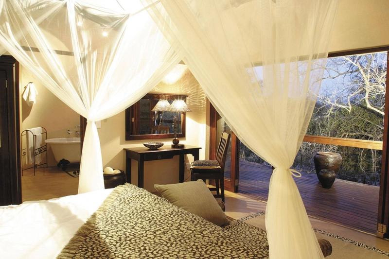 Vacances romantiques à Sabi Sand en Afrique du Sud pour un voyage safari de luxe.