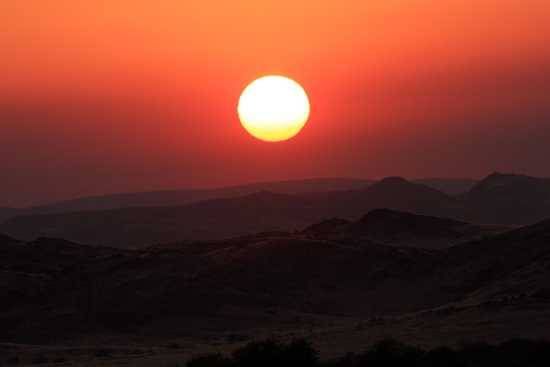 Sunset in Damaraland