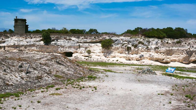 Lime Quarry, carrière de calcaire. Visiter Robben Island.