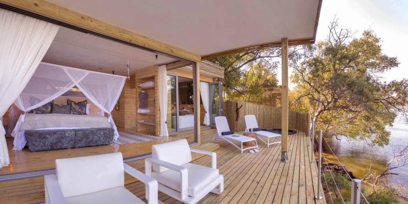 Victoria Falls Island Lodge lets you cruise the Zambezi River, the 4th largest river in Africa
