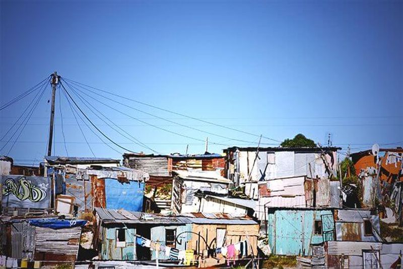 Le township de Shantytown, à proximité du Cap