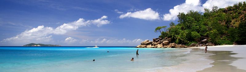Anse Georgette Beach in Seychelles