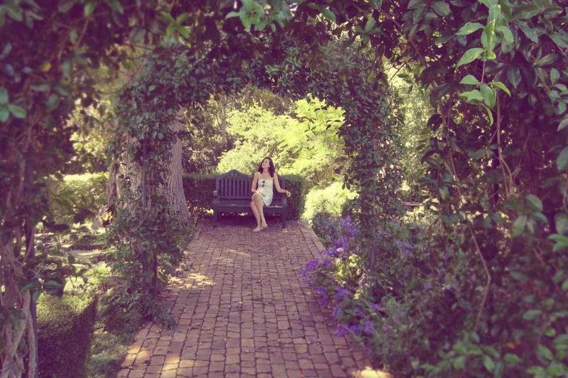 The gardens at Cellars-Hohenort are dreamlike