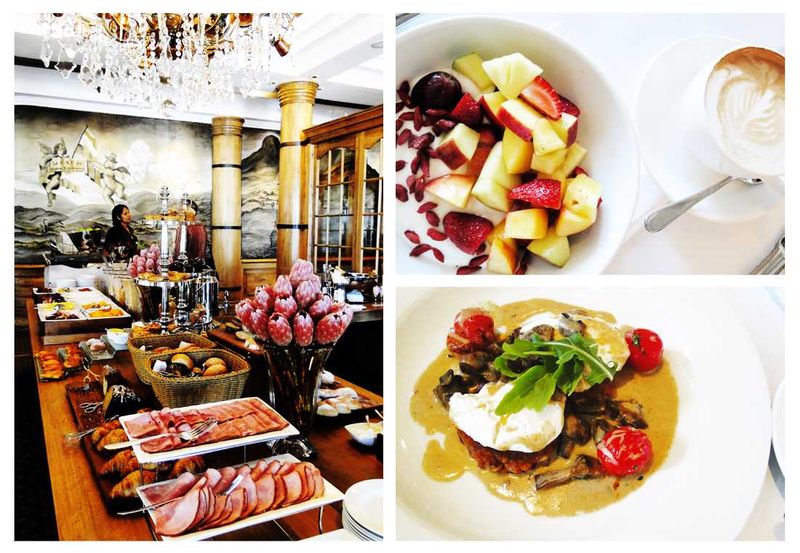 Our breakfast almost looked too good to eat - but we did!