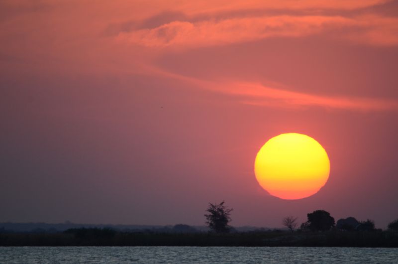 A sunset in Africa is awe-inspiring