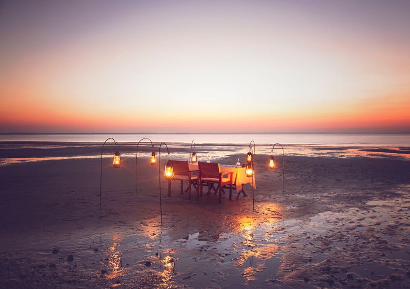 the perfect candlelit dinner