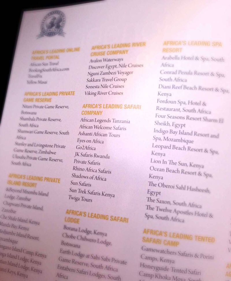 World Travel Awards