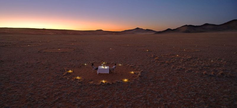 Remote romantic dinner