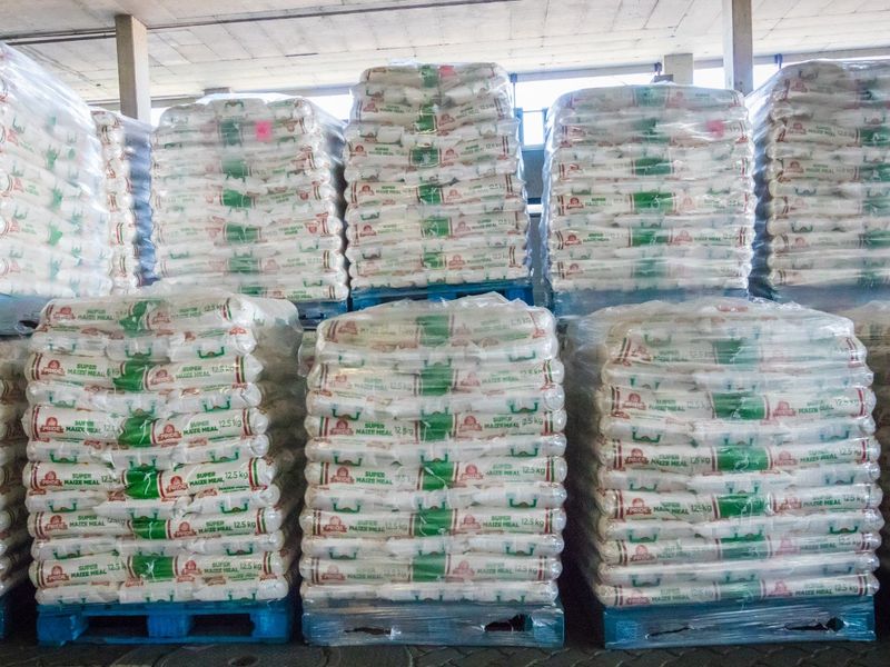 Maize before deliver for Food for Africa