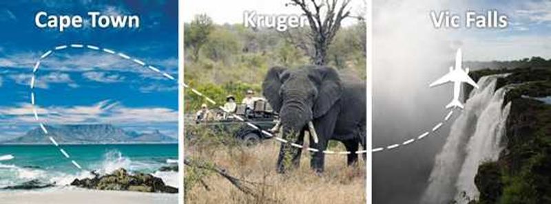 Cape Town - Kruger - Vic Falls Tour