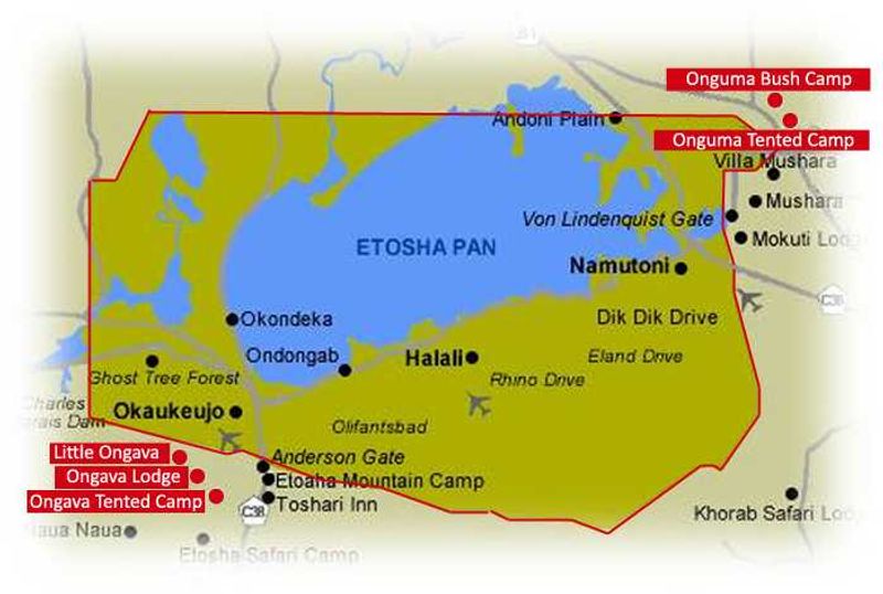 Etosha Map