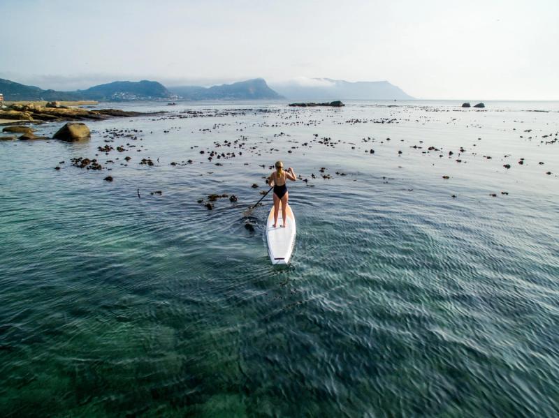 Stand Up Paddle Boarding on Cape Town ocean