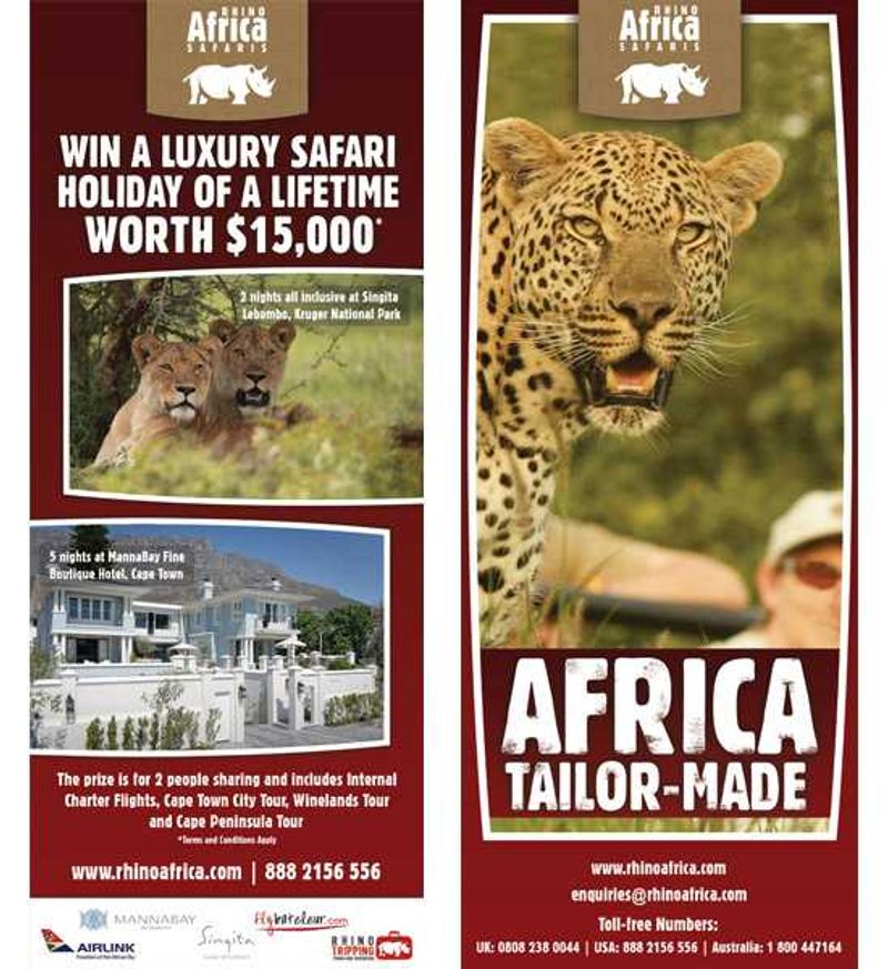 Rhino Africa New York Times Travel Show Posters