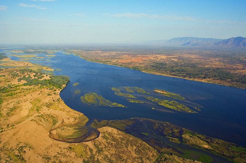Mana Pools - aerial view