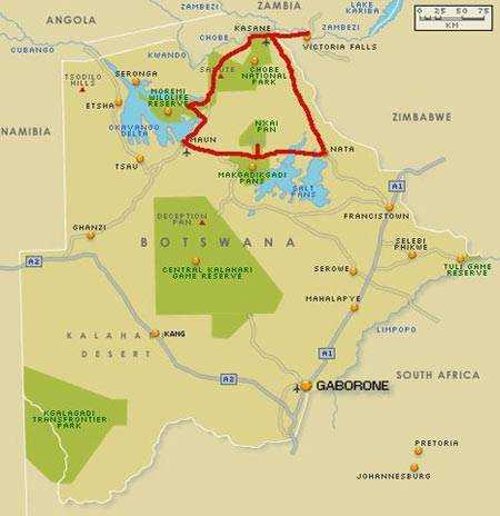 From Chobe to Kwa-Zulu Natal